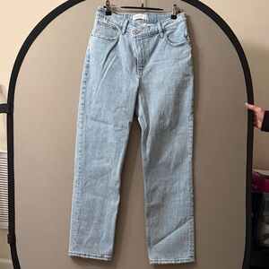 Abercrombie & Fitch Light Blue Straight Leg Jeans